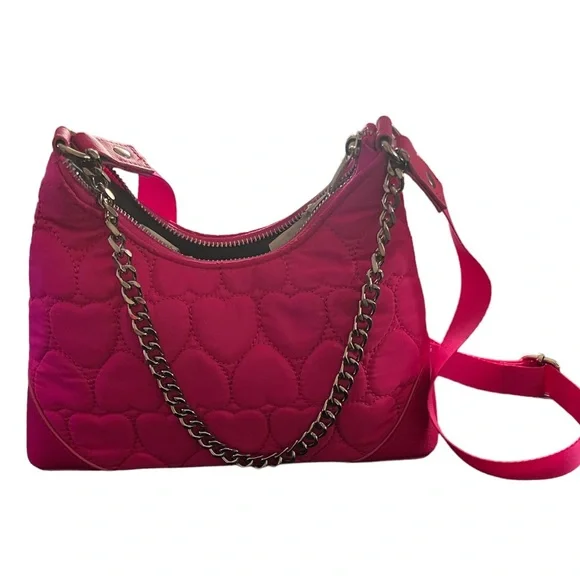 Hot pink shoulder bag - Picture 1 of 3